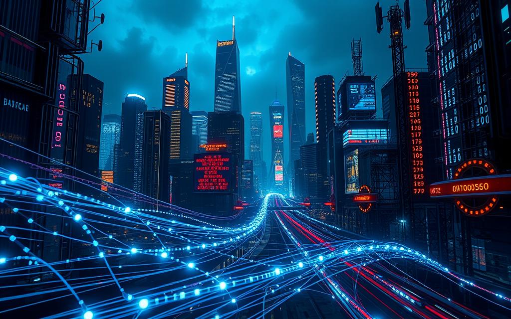 binary data transmission networking